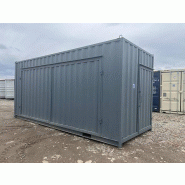 Container maritime 20 pieds - High Cube (HC) - 3 portes - robuste et durable - adapté pour le  stockage de marchandises volumineuses