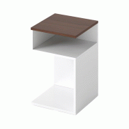 COSTWAY Table d'appoint en bois, 3 niveaux, table basse, table de chevet, moderne, pour salon et chambre à coucher - marron Bois manufacturé VH33463