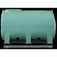 Cuve à vidange totale 4000L - DURACUVE PREMIUM avec vanne Polypropylène DN50