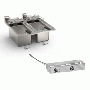 Gastro-Inox Gastro Inox Friteuse encastrable de 2x10 litres en acier inoxydable 600x600x380mm - 7445908498413