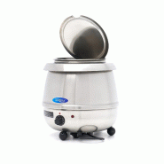 Maxima Marmite à soupe – 10 L – pot intérieur amovible – acier inoxydable – avec encoche pour louche - 9306100
