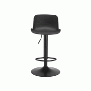 Tabouret de bureau Elizio - réglable en hauteur par lift - coque en polypropylène - piètement métal avec repose-pied Tabouret de bureau Elizio - réglable en hauteur par lift - coque en polypropylène - piètement métal avec repose-pied