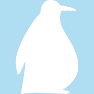 Tableau blanc pingouin
