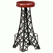 VidaXL Tabourets De Bar Lot De 2 Cuir Véritable - 247659 VidaXL Tabourets De Bar Lot De 2 Cuir Véritable - 247659