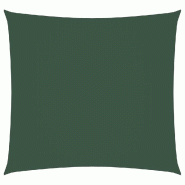 VidaXL Voile de parasol tissu oxford carré 6x6 m vert foncé Modèle Solaris Riviera - vert 135472