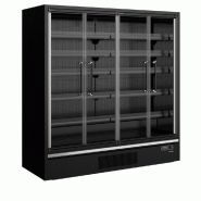 Vitrine réfrigérée murale libre service pour supermarché L 1955 mm | Tefcold - GalaxyGP20FGDBlack_0
