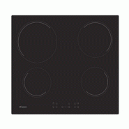 CANDY Table De Cuisson Vitrocéramique 4 Feux 6500w Noir cc64ch - noir 8016361954823