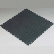 Dalle pvc pastille anthracite industrie garage 7mm