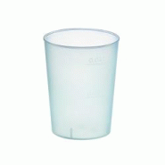 ECOLOMIQUE - 50 Pcs - Gobelet plastique réutilisable "Optimal" - 50 ml, Ø40 mm, H50 mm - ECO294OPT1183 - transparent plastique ECO294OPT1183 ECOLOMIQUE - 50 Pcs - Gobelet plastique réutilisable "Optimal" - 50 ml, Ø40 mm, H50 mm - ECO294OPT1183 - transparent plastique ECO294OPT1183