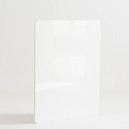 Façade de comptoir d'accueil Receptio L90xP2xH107cm - blanc grand brillant - Ep.19mm