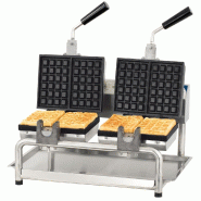 Gaufrier électrique double ouverture 180° puissance 3600 w monophasé - PCG180D
