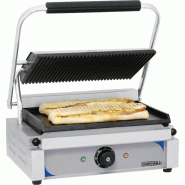 Grill panini plaques rainurée - lisse Casselin