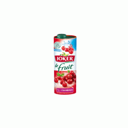 Joker le fruit cranberry sans sucres ajoutÉs bouteille ovaline 1 l