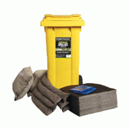 Kit absorbant 120 litres pour liquides industriels - ABSHDRIND-PW01/K3 Kit absorbant 120 litres pour liquides industriels - ABSHDRIND-PW01/K3