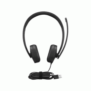 Lenovo 4XD1P83425 casque Avec fil Arceau Appels/Musique USB Type-A Noir