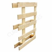 Palette standard légère  -  600 X 800 LG 4 entrées avec débord