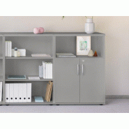 Armoire mi-haute avec niche MDD L80 H113/148 Armoire mi-haute avec niche MDD L80 H113/148
