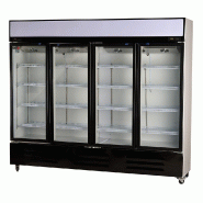 Romux® Professional Vitrine Réfrigérée 4 Portes 1300 Litres Ventilées avec Tirage Forcé | Vitrine a boissons | Réfrigération Verticale Positiv Romux® Professional Vitrine Réfrigérée 4 Portes 1300 Litres Ventilées avec Tirage Forcé | Vitrine a boissons | Réfrigération Verticale Positiv