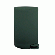 WellHome - Poubelle à pédale de 3L de couleur Vert Foncé Ø14,5x27cm - Osa-ki - vert plastique polypropylène WH17086