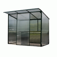 Abri fumeur ECO peint - Structure en polycarbonate - Fabrication française - 2550mm x 1940mm x 2200mm_0