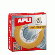 Apli Ruban adhésif transparent, 19mm x 33m - 8410782148890