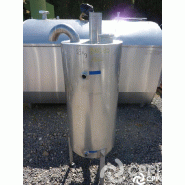 Bac de lancement fermé 160 L - N° ARTICLE : BNC080 - 3 pieds, 2 piquages 98, 1 évent - 43 KG