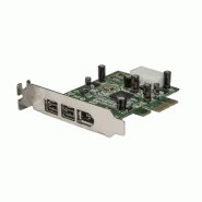 Carte adaptateur PCI Express vers 3 ports FireWire - Faible encombrement - 800 et 400 Carte adaptateur PCI Express vers 3 ports FireWire - Faible encombrement - 800 et 400