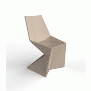 Chaise design in & out VERTEX - écru