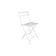 Colombine - chaise pliante - vif furniture - blanc/blanc