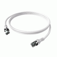 Cordon EasyLan DualBoot PushPull IP20, Cat.6A (Classe EA), S/FTP, blanc, 5 m_0