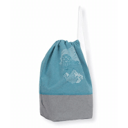 ECONOMIE CIRCULAIRE ! Sacs à dos 450x500 mm en fibres textiles recyclées personnalisés 1 face - SDST1797-ID02/RCP1_0