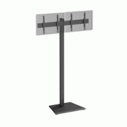 KIMEX Support TV sur pied - 2 écrans 43'' - 49'' Hauteur 240cm à poser noir - noir 3700685425934 KIMEX Support TV sur pied - 2 écrans 43'' - 49'' Hauteur 240cm à poser noir - noir 3700685425934