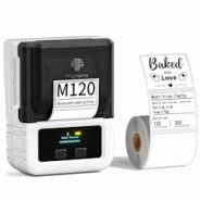 Mini Imprimante Étiquettes Bluetooth Thermique Haute Vitesse Polyvalente 200dpi YONIS - blanc 3615616968377 Mini Imprimante Étiquettes Bluetooth Thermique Haute Vitesse Polyvalente 200dpi YONIS - blanc 3615616968377