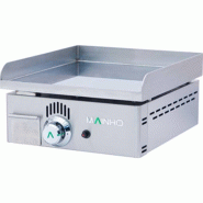 Plancha à gaz NOVO-SNACK lisse en ACIER rectifié - L400 | Mainho - NS40N
