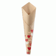 Etui à rose kraft My Love 53x15x3,5cm - par 50