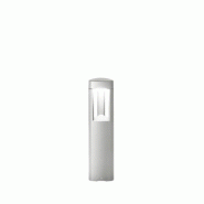 Gea Luce Borne D'Extérieur Ges480 En Aluminium Gris Métallisé, Diffuseur Opale Ip54, Raccordement Gx53 Max 11W - Gealuce - gris GES480