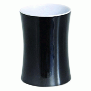 MSV Nikki Gobelet Porte-Brosses à Dents en Plastique couleur Chromé - noir plastique MS1344
