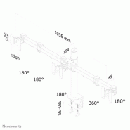 Neomounts FPMA-D960D3 Support d'écran à  fixer 10-21"