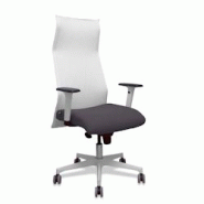 Piqueras y Crespo - Fauteuil de direction ergonomique Albacete en malla blanc, bali gris foncé, bras et base blancs, roues parquet 65mm - 13SM10B600B354B Piqueras y Crespo - Fauteuil de direction ergonomique Albacete en malla blanc, bali gris foncé, bras et base blancs, roues parquet 65mm - 13SM10B600B354B