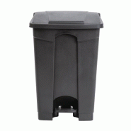 Poubelle à pédale Jantex 45L - Noir