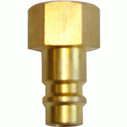 Raccords mamelon enfichable 1/4' ig - 2 pièces Raccords mamelon enfichable 1/4' ig - 2 pièces