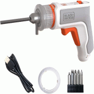 Tournevis pour meubles BLACK+DECKER BCRTA01 - 5035048733844 Tournevis pour meubles BLACK+DECKER BCRTA01 - 5035048733844