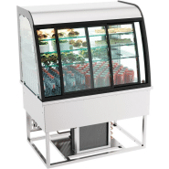 Vitrine rÉfrigÉrÉe snack self-service avec portes coulissantes - 1100x700x850/1650 mm - 7178.2000