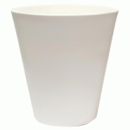WellHome - Pot 50x50cm Corsa coloris blanc - blanc plastique PLS048