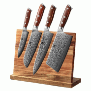 XinZuo - Set de couteaux Damas 5 pièces - Série B13R Yu - multicolore multi-matériau B13R-H5