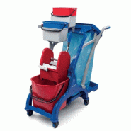 ARKA 31 Chariot en polypropylène 25 lt avec 4 roues 80 mm