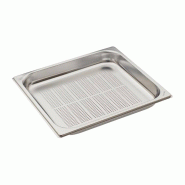 Bac inox perforé GN 2/3 profondeur 40 mm | Gastro m - DA745