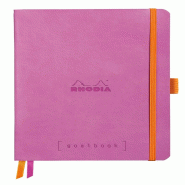 Carnet souple Goalbook Rhodiarama lilas A5, 240p./120 feuilles ivoire 90 g/m², dot grid - violet 117751C