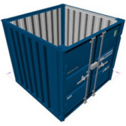 Container de stockage 10 pieds neuf - Porte double-battant - LC10 Container de stockage 10 pieds neuf - Porte double-battant - LC10