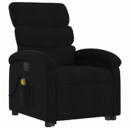Fauteuil de massage inclinable Noir Tissu Modèle Vervessa - 8721012164802_0
